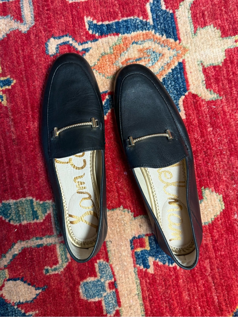 NWOT Sam Edelman Lior Black Leather Loafers | 6.5 - Picture 4 of 16